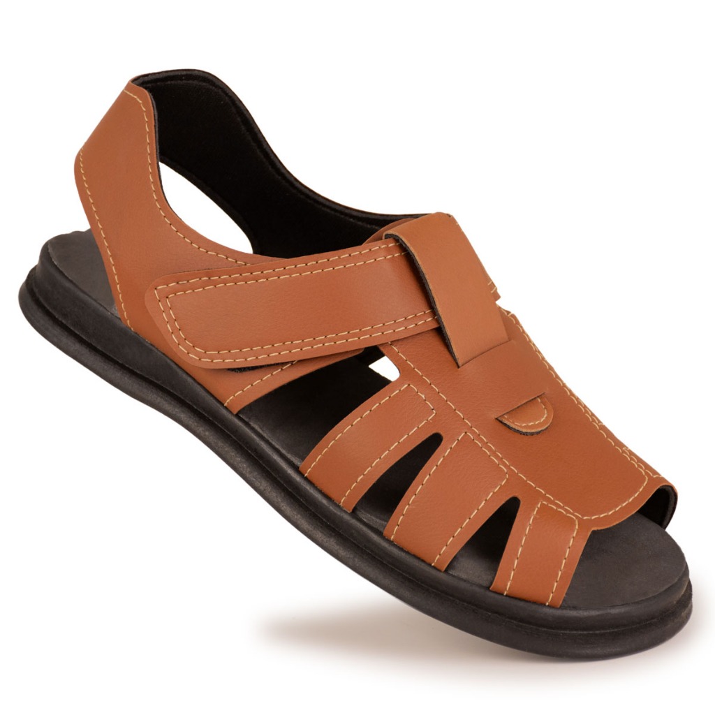 Sandalia em Couro Sintetico Premium, Sola Ortopedica de alta qualidade Frete Gratis Envio Rapido