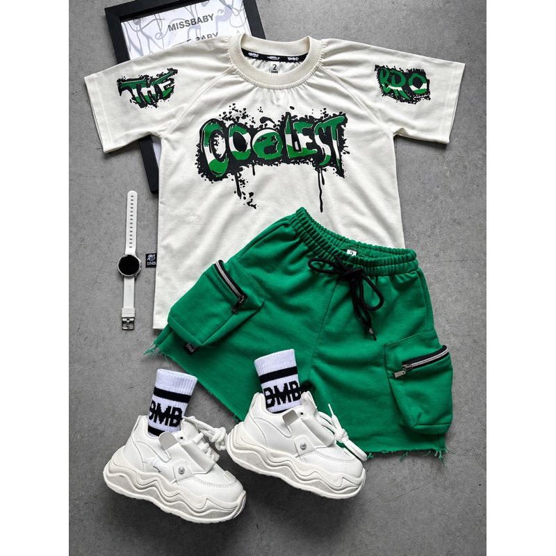 Camiseta Infantil 255g Premium – Oversized Streetwear, Algodão Encorpado Alta Qualidade | OVERSIZED the bro