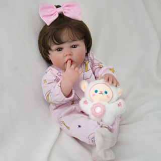 Bebê Reborn Boneca Silicone 55cm Menina Original Pintado Realista Rosa Brastoy em Oferta na Shopee