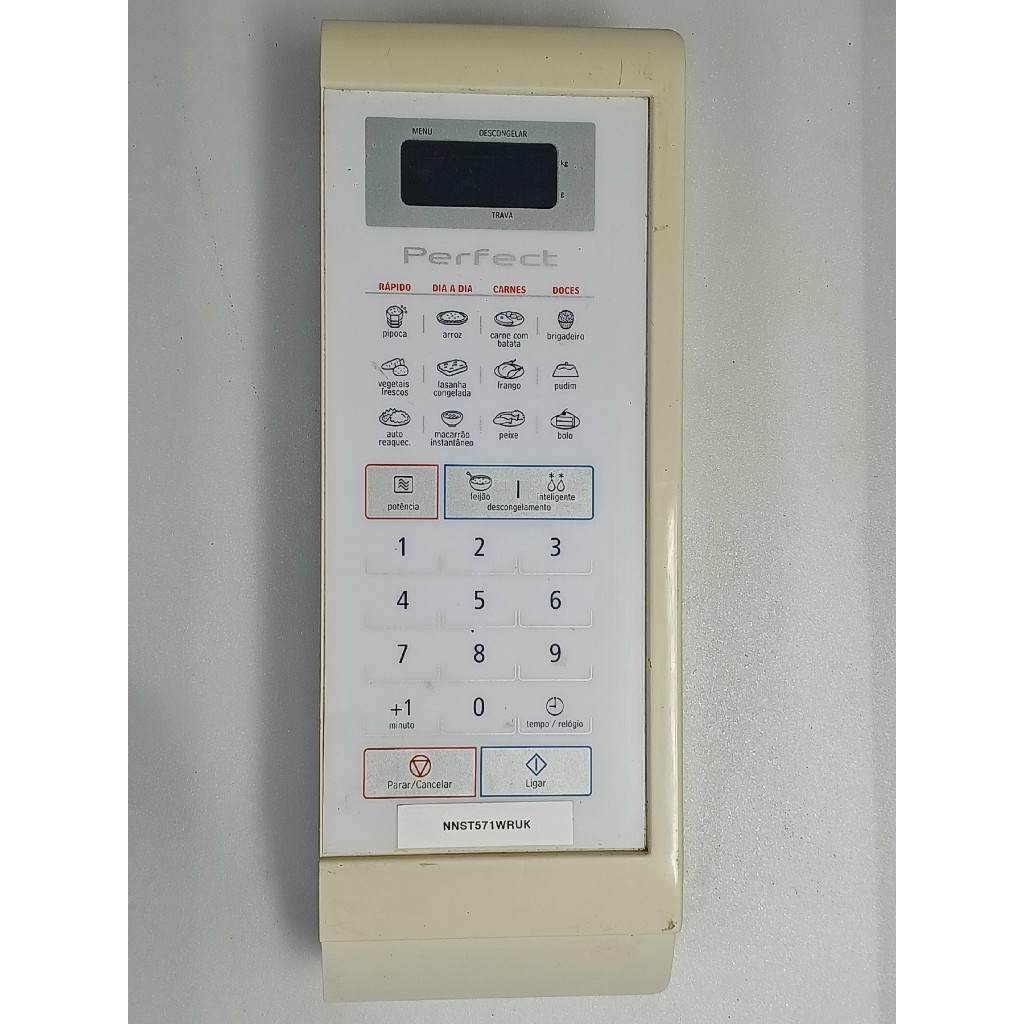 frontal com placa para microondas panasonic nn-st571wruk / 220v