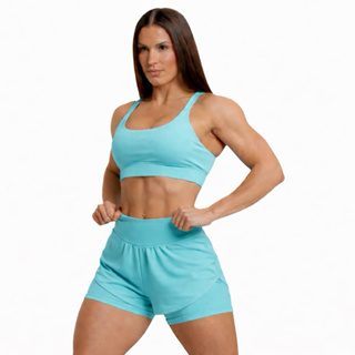 CONJUNTO FITNESS SHORT DUPLO PREMIUM em Oferta na Shopee