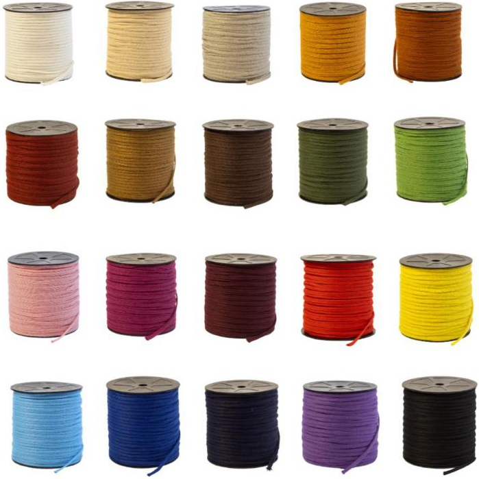 Fio Premium 100% poliéster 5mm Crochê Tricô Macramê  Linha Home Cores Variadas 240 Metros em Oferta na Shopee