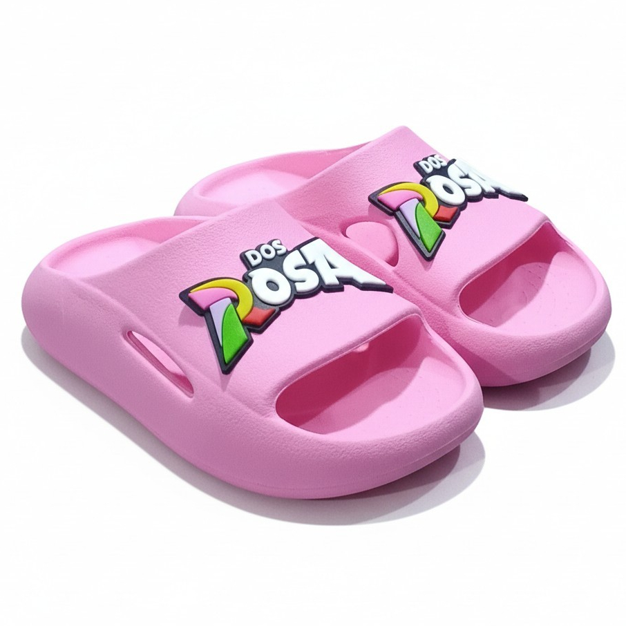 Chinelo Nuvem Infantil Menina e Menino Leve e Confortável Antiderrapante Slide Criança Dos Rosa