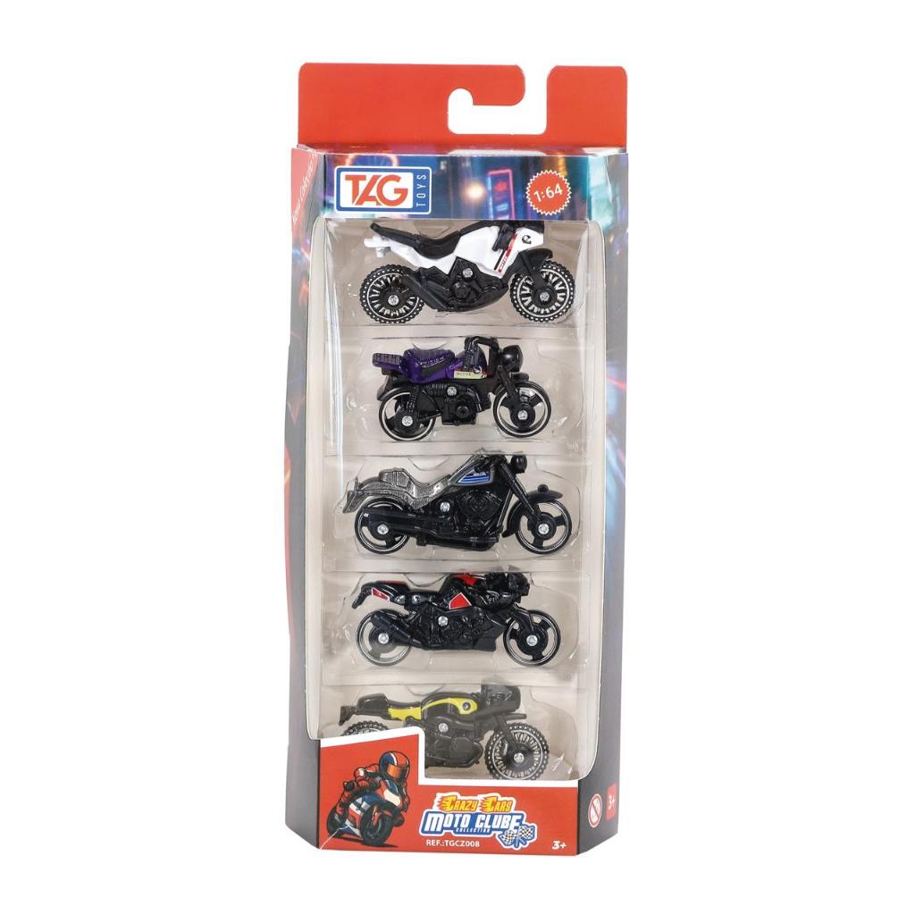 Moto De Ferro Colecionável 1:64 Com 5 Tgcz008