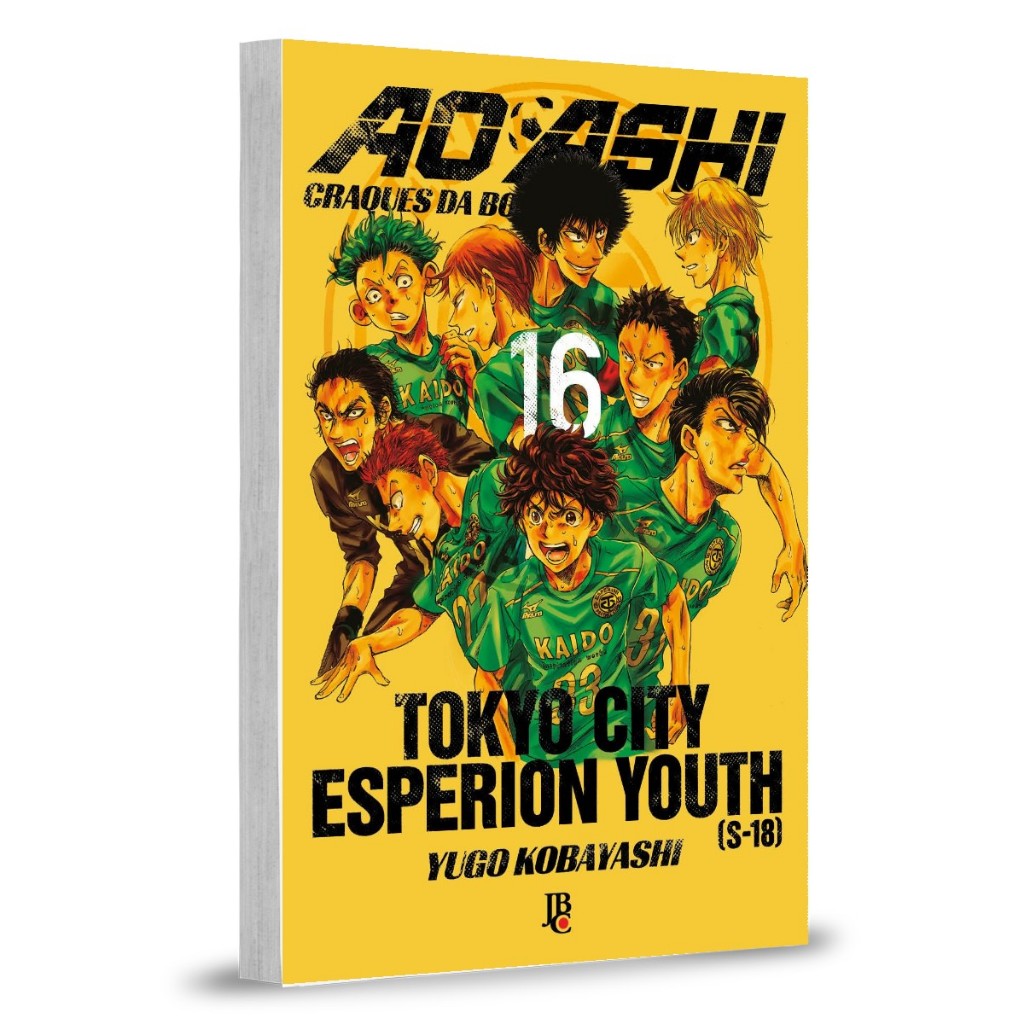 Capa do livro Mangá - Ao Ashi Vol. 16 - por Yugo Kobayashi - Editora JBC