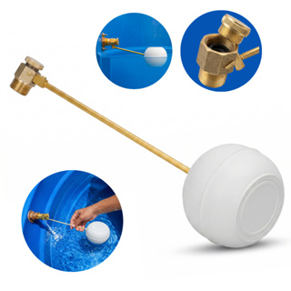 Torneira De Boia Para Caixa D'água 3/4 Metal Reforçada Alta Vazão Haste Anticorrosiva Resistente em Oferta na Shopee