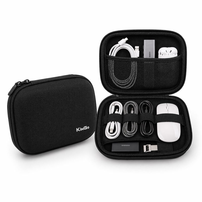 Bolsa Organizadora Premium para Cabos Fones Mouse SSD KinGo BT-540