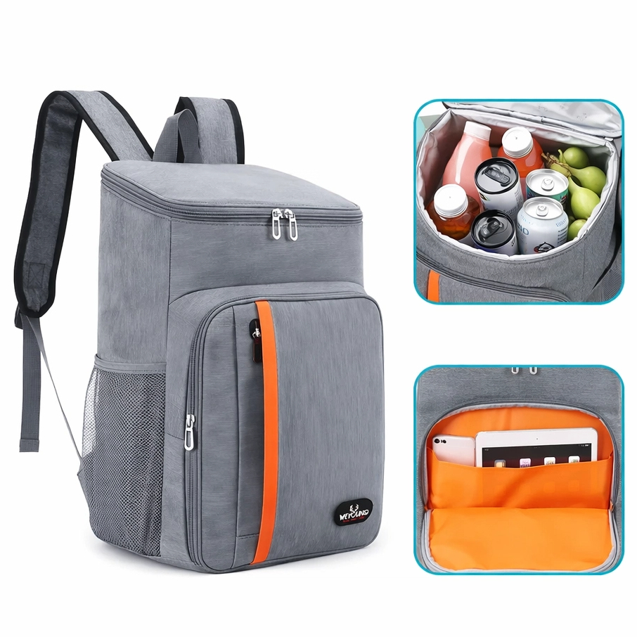 Mochila Térmica Grande Bolsa Impermeável Bag Isótermica Cooler Bebidas Comida Marmita 28
