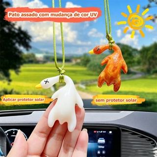 O pato protetor solar muda de cor quando exposto ao sol, mas não muda de cor quando aplicado com protetor solar. em Oferta na Shopee