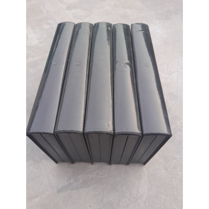 Lote com 5 estojos para fitas vhs pretos