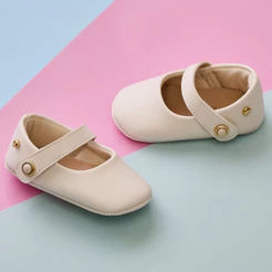 Sapatilha Sapato de Bebê Batizado Minimalista Pampili