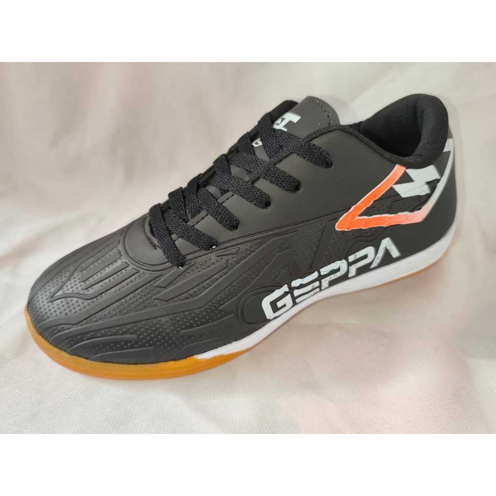 CHUTEIRA FUTSAL GEP08 PTO/LARANJA QUADRA SALAO ESPORTE FUTEBOL ESCOLA