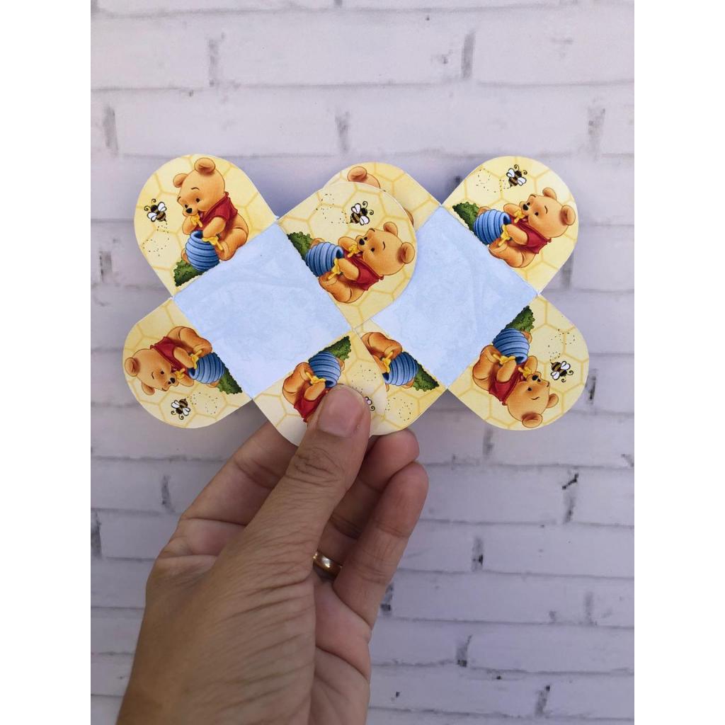Forminha De Doces Ursinho Pooh Personalizada no Tema/Lembrancinha/Festa Infantil/Aniversário