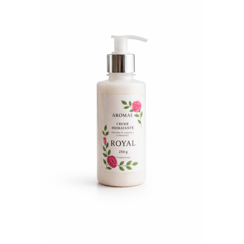 Creme Hidratante Árabe Corporal Royal 250ml Óleo de Amêndoas Perfumado entrega rápida