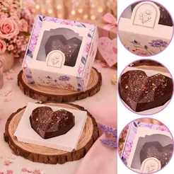 10 CAIXA P/4 DOCES C/ VISOR GRACIOSA 4061 ( DIA DAS MÃES JANGO 2026 ) OUTLET