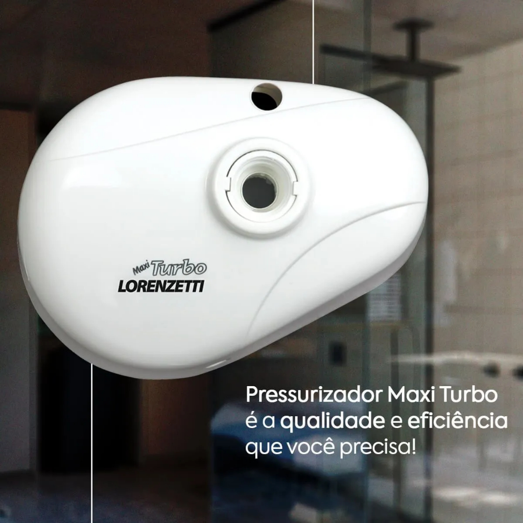 Pressurizador P/ Chuveiro Lorenzetti Maxi Turbo 220v - 220V Universal Versatilidade Pode Ser Utilizado Em Qualquer Ducha