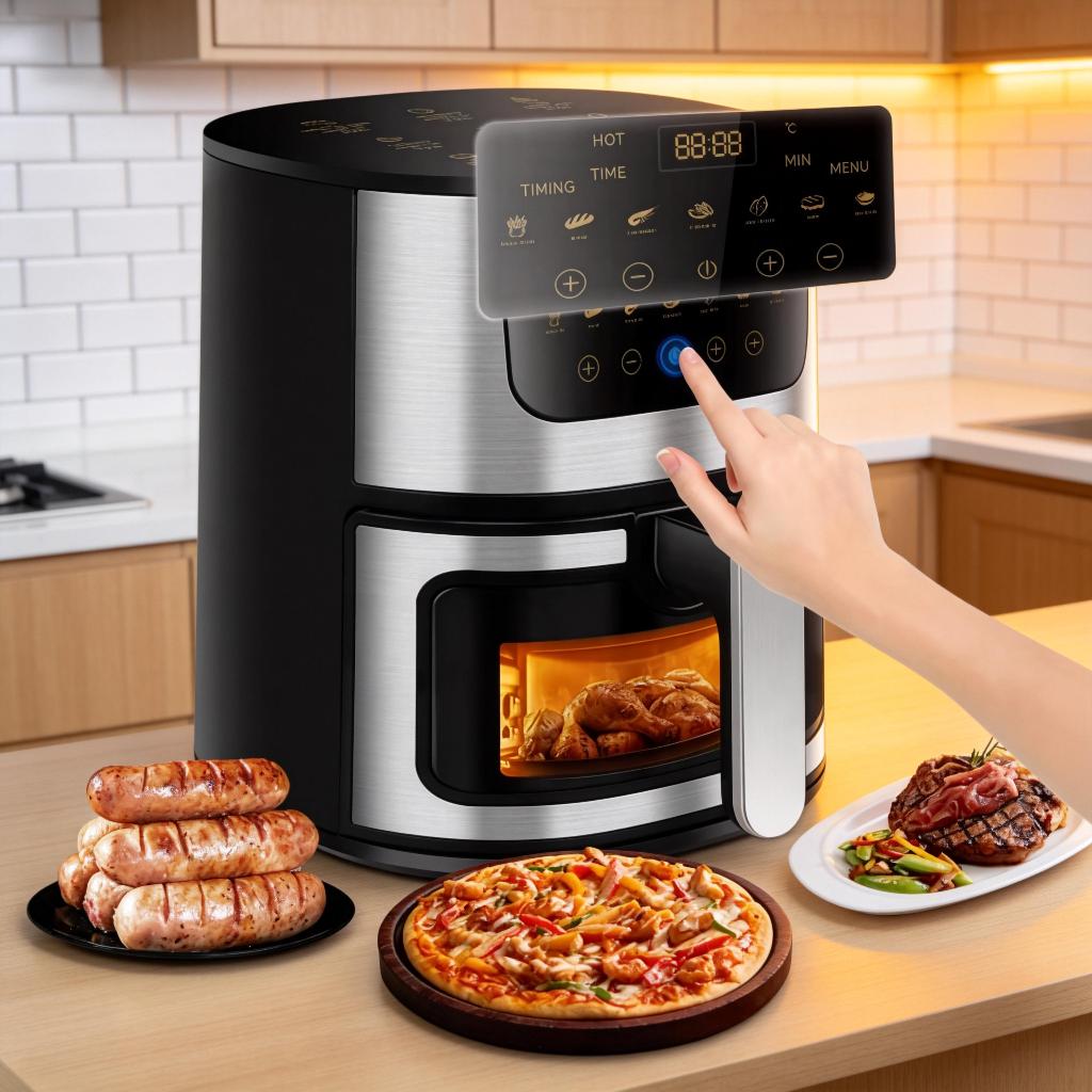 Air Fryer 7L / Forno Elétrico 3 em 1 Fritadeira Elétrica Air Fryer Botão Air Fryer Mondial 110V 220v