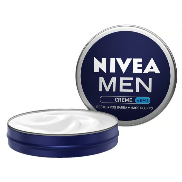 Nivea Men Creme Lata 4 Em 1 Rosto Pós Barba Mãos Corpo