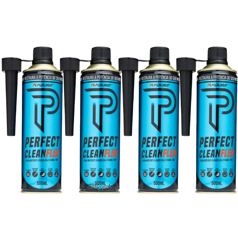 Kit 4 Perfect Clean Via Tanque FLEX KOUBE 500ml