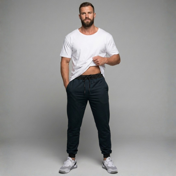 Calça Masculino Moletom Jogger Academia Com Punho E Elastico Muito Confortavel