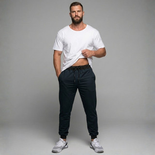 Calça Masculino Moletom Jogger Academia Com Punho E Elastico Muito Confortavel