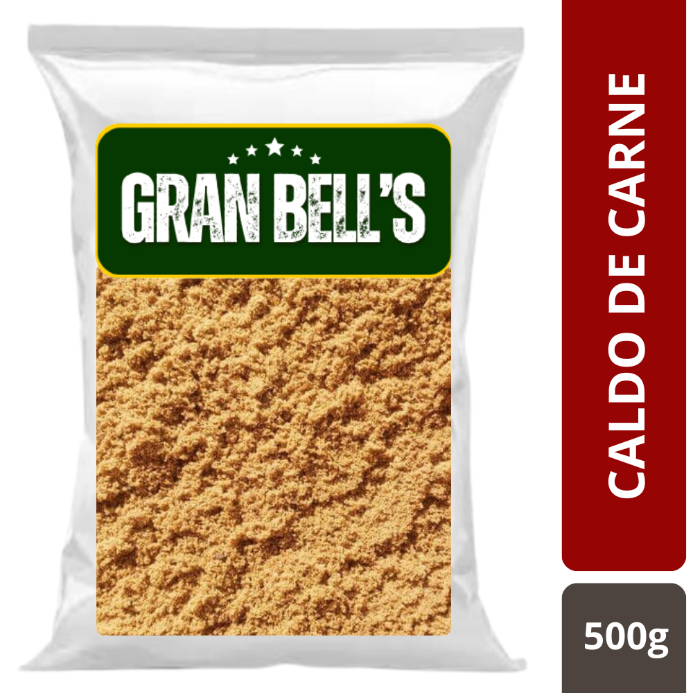 Caldo de Carne em Pó Tempero GRAN BELL'S 1kg - Culinária Sabores do Brasil