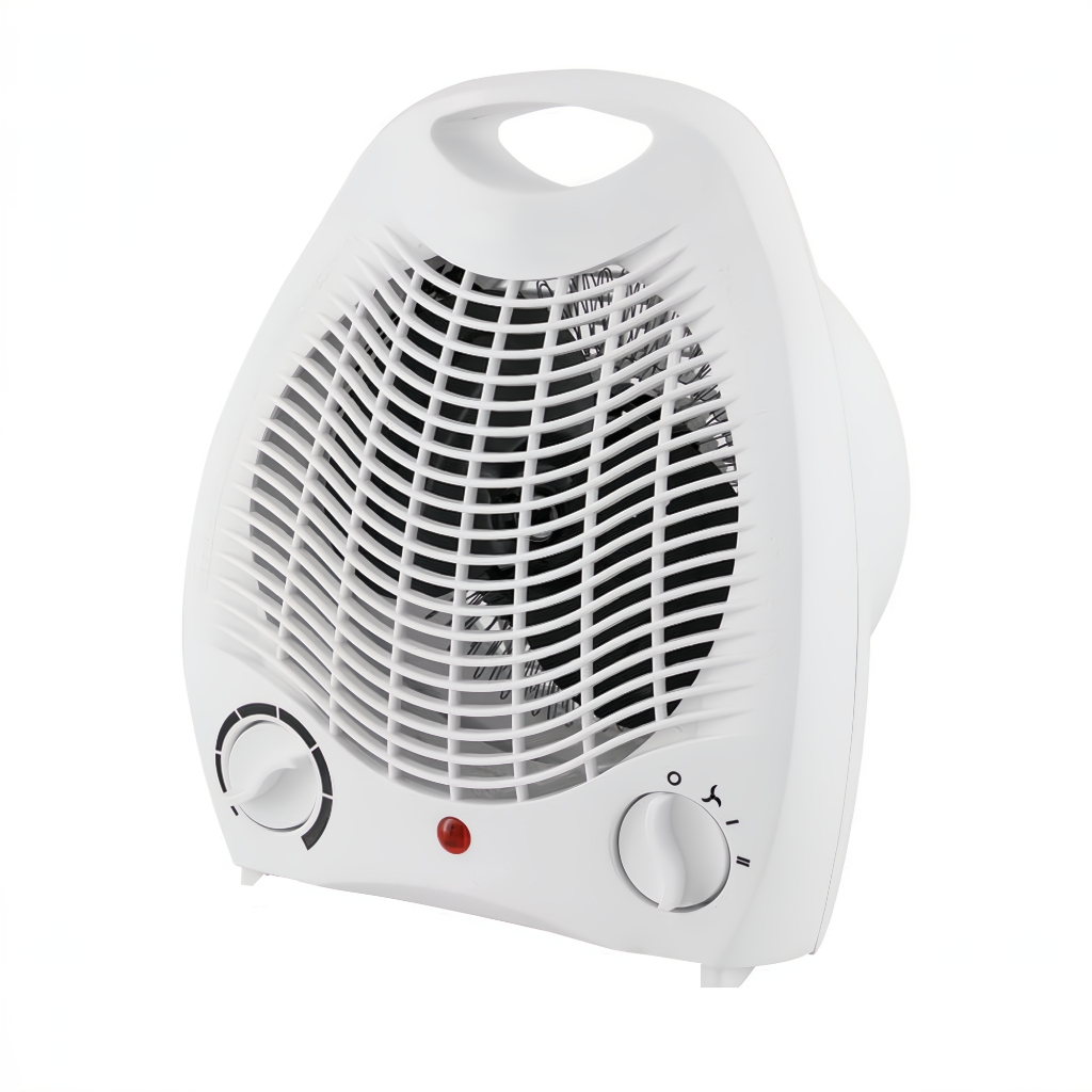 Aquecedor Elétrico De Ar Portátil Ambiente 110v 1500w Branco 3 Níveis De Potência Rj40753 Elite