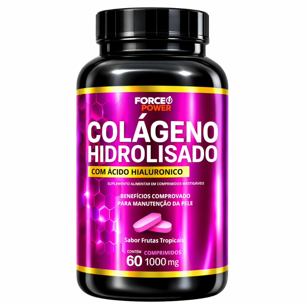 Colageno Hidrolisado com Acido Hialuronico para Pele Unhas e Cabelo - ENVIO EM 24 HORAS em Oferta na Shopee