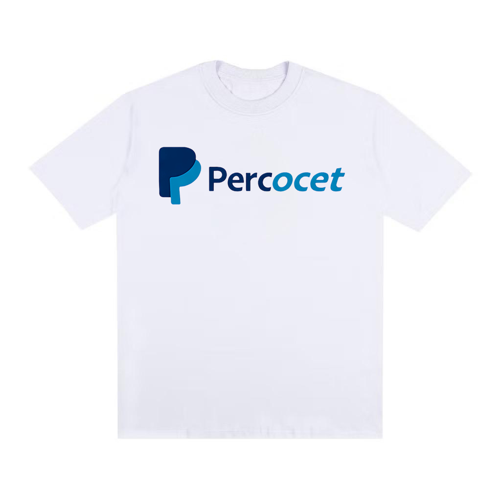 Camiseta Streetwear Camisa Over " Pay Percocet " Gótica Estilosa Oversized Alternativa Trap Hip Hop Emo Y2K Rock