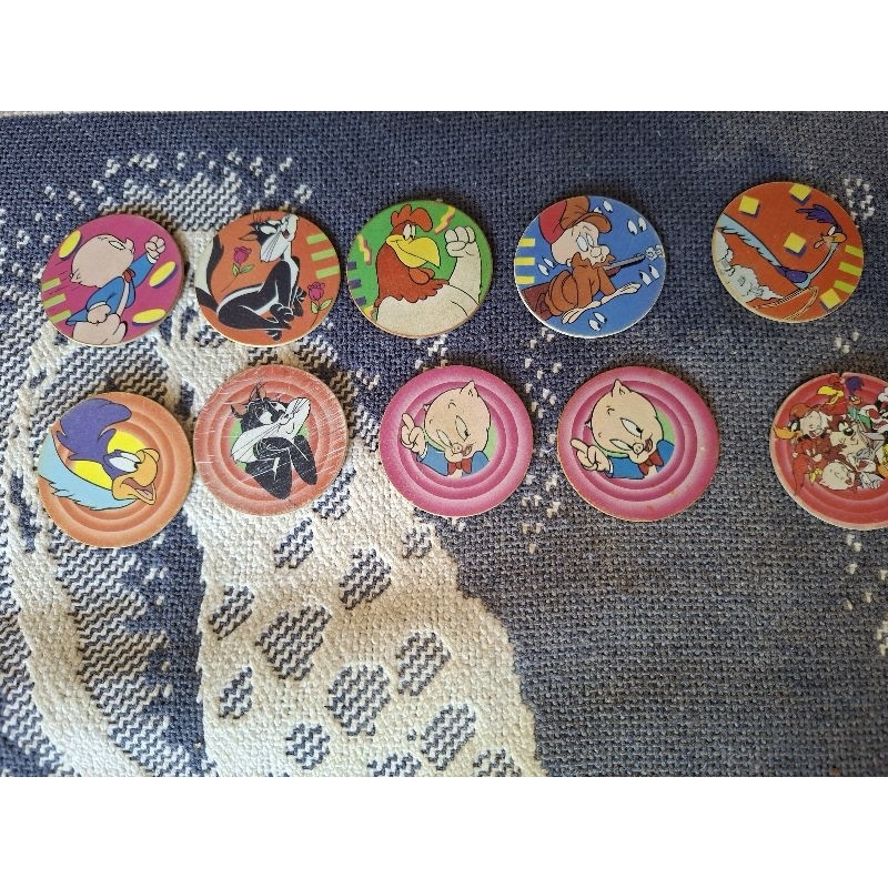 Lote de 10 tazos Looney toones