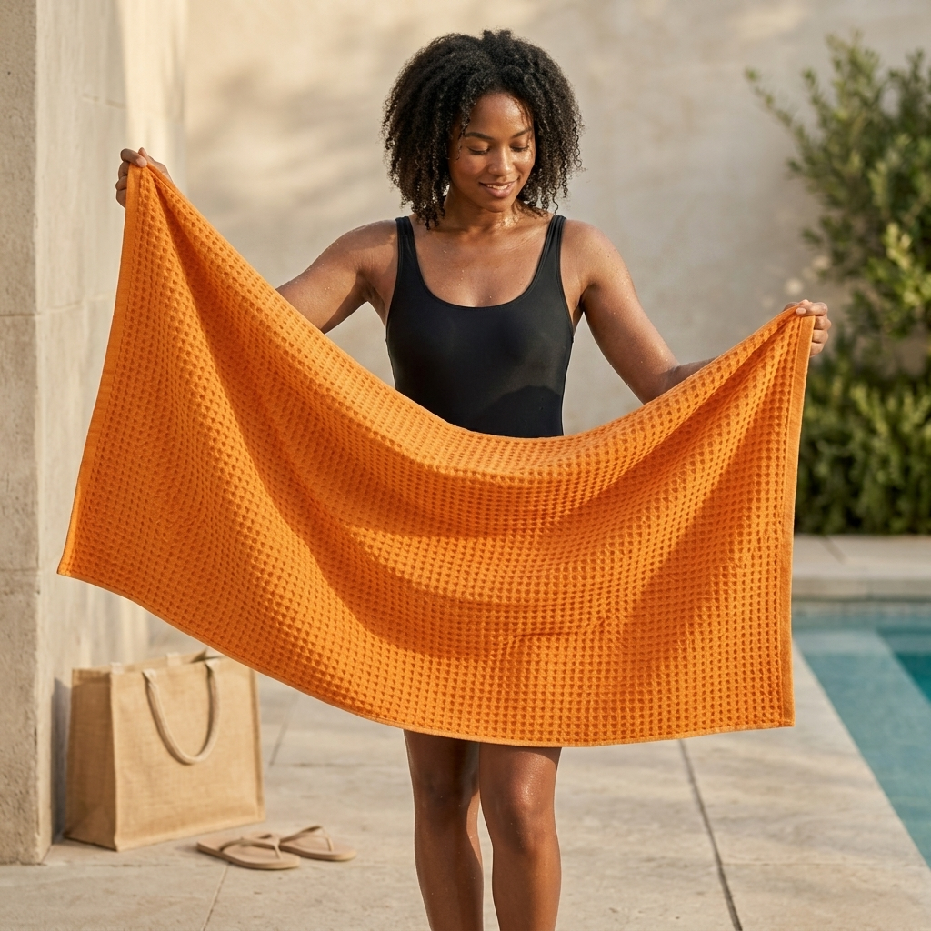Toalha Praia Piscina Microfibra Grande 70×140 Seca Rápido Leve Compacta Viagem Verão