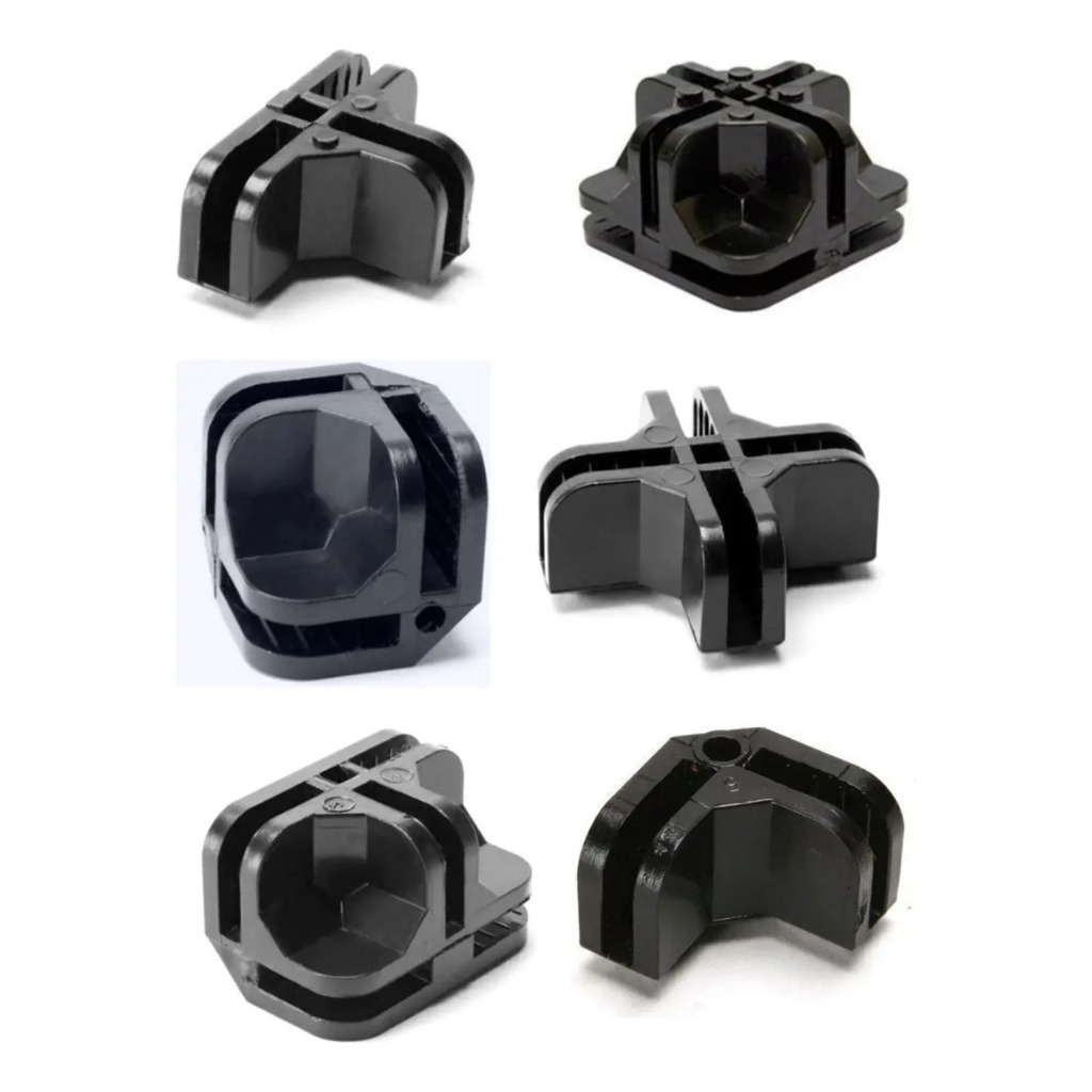 Conectivos kit 36 peças conectores para montagem de balcão de vidro temperado ou Aramado