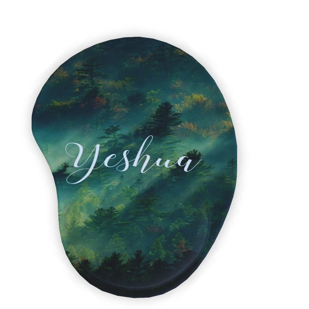 Mousepad Com Apoio de Pulso, Yeshua Floresta, Acessório Informática Computador
