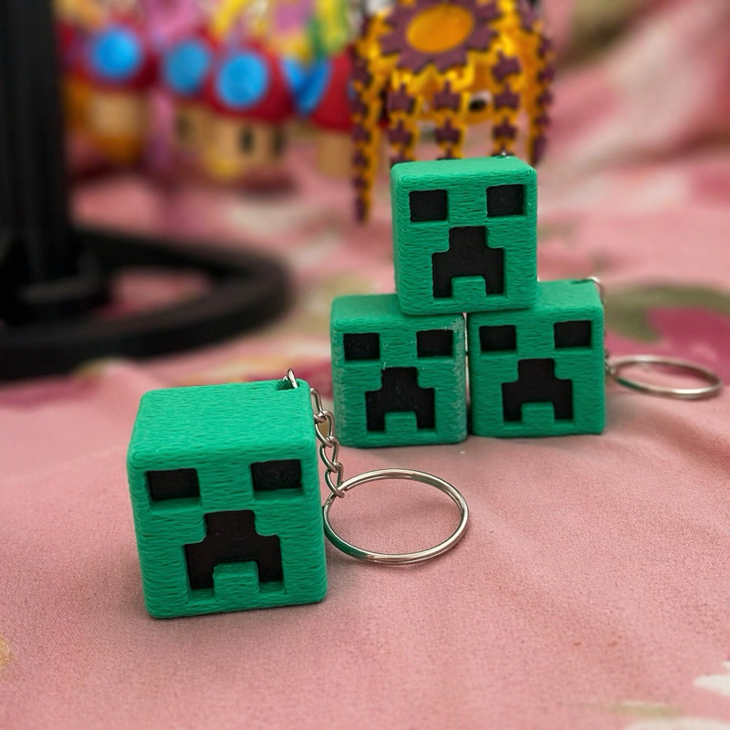 Chaveiro Creeper Minecraft | Ideal para Mochila e Chaves