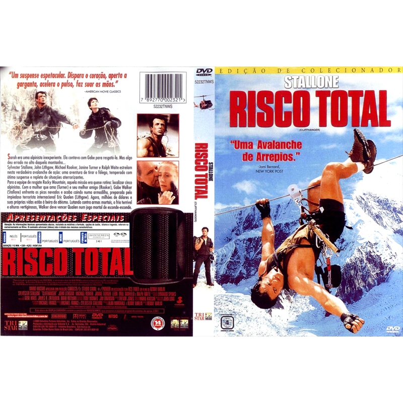 Risco Total   Sylvester Stallone  DUBLADO E LEGENDADO 3640 Risco TotalSarah era uma alpinista inexperiente…Ela contava c