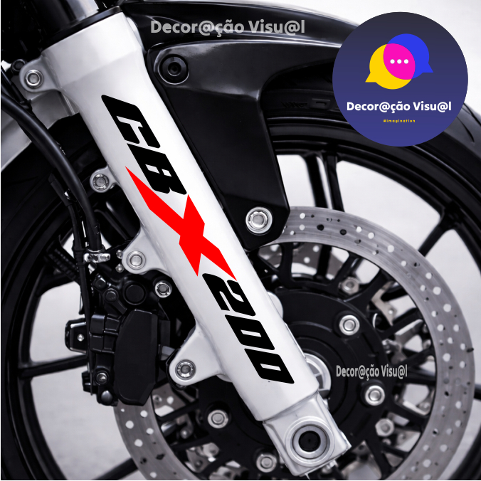 Par Adesivo Bengala CBX 200 Strada