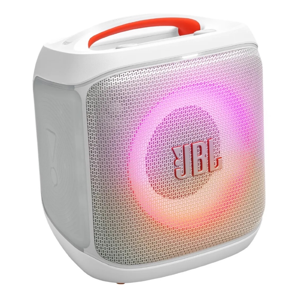 Caixa de Som JBL PartyBox Encore Essential 2 Branca Original Bluetooth 100W Luz LED + Nota Fiscal