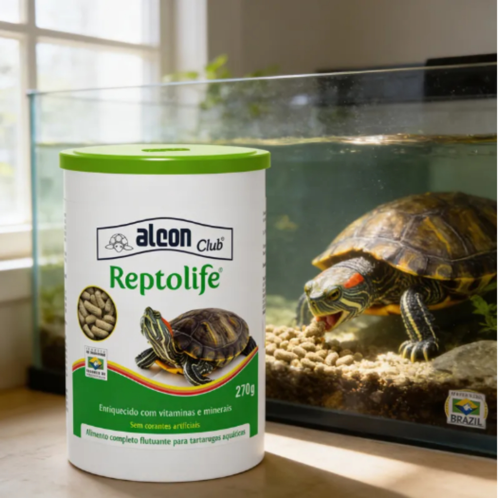 Ração Alcon Reptolife 270g Tartarugas Répteis