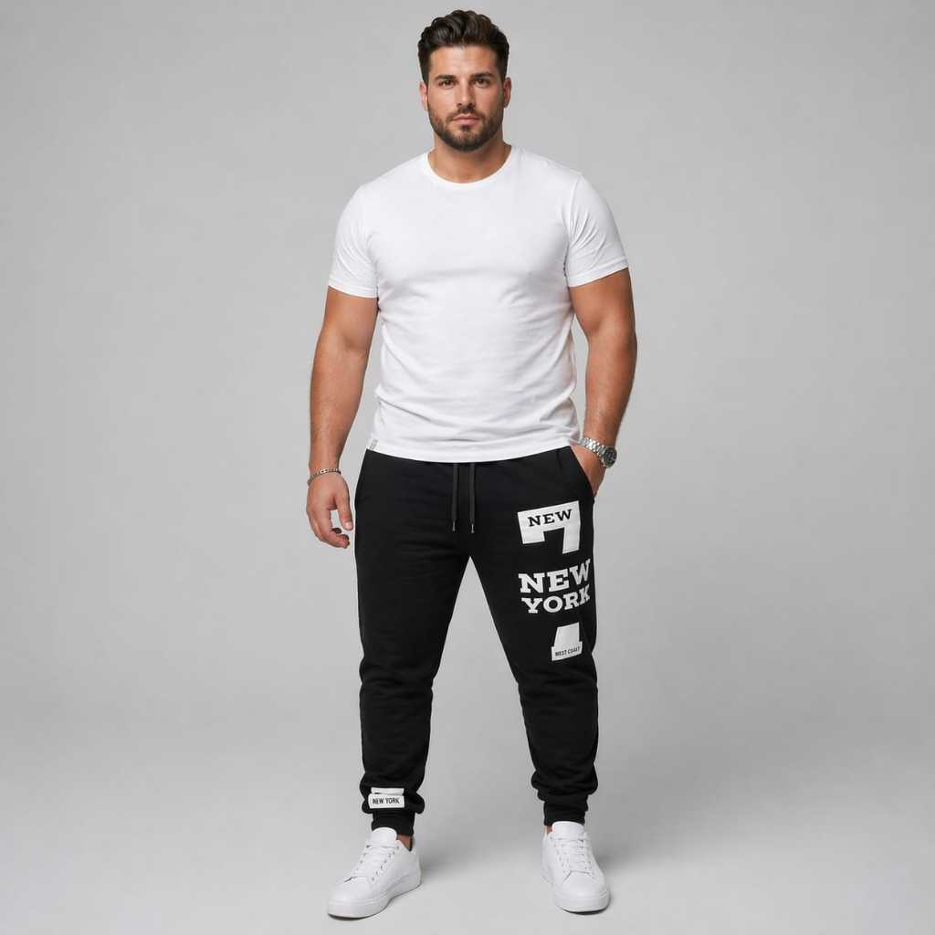 Calça Jogger slim  Masculina Moletom Plus Size G1 G2 G3 G4 G5 LANÇAMENTO. em Oferta na Shopee