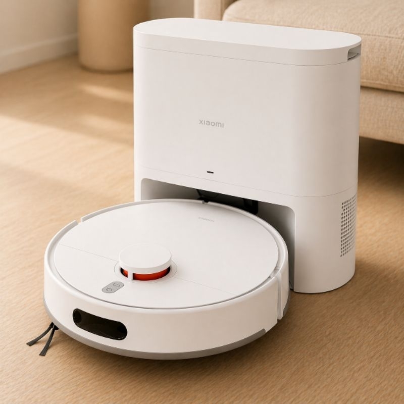 Robô Aspirador Xiaomi H40 Wi-Fi Inteligente – Mapeamento 360° Aspira e Passa Pano  Alta Sucção até 10.000Pa