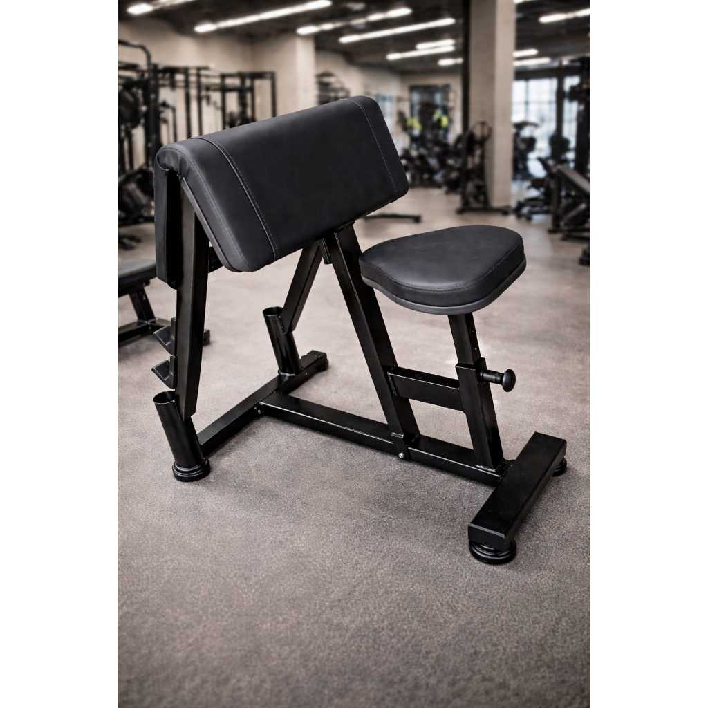 Aparelho Banco Scott Bíceps Profissional Academia Profissional Com Suporte Para Barra Treino Braço
