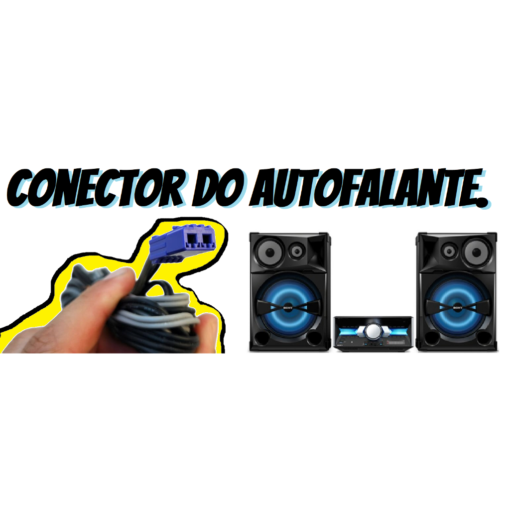 Conector Do Autofalante Sony Shake 7 (roxo) (Usado)