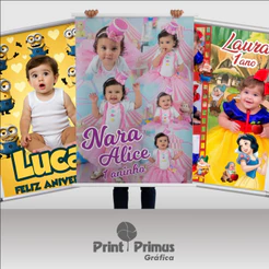 Banner Aniversário Personalizado em Lona