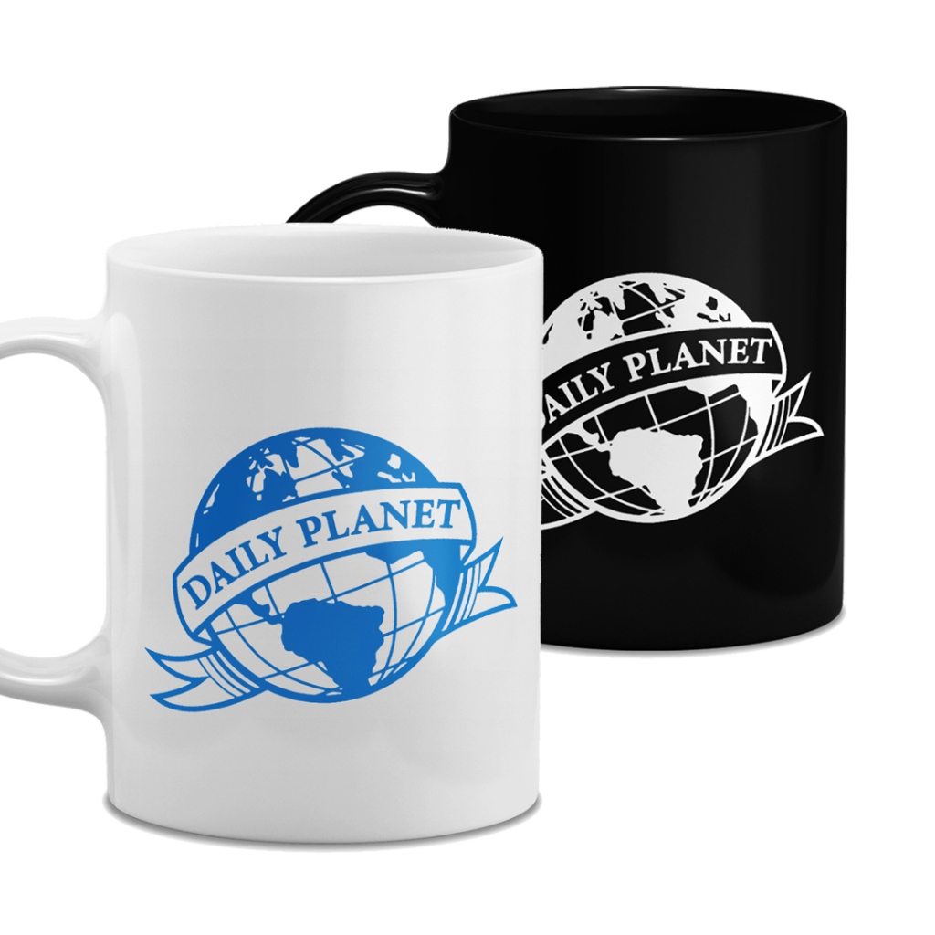 Caneca Personalizada Superman Super Homem Planeta Diário Daily Planet Jornal Clark Kent Lois Lane DC - Presente Criativo
