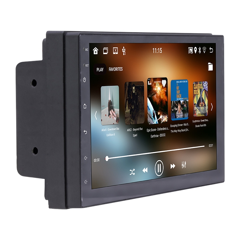 ONEX Central Multimídia Android 7" 2 Din Universal GPS Bluetooth Rádio USB para Carro com Entrada Câmera de Ré,1GB+16GB