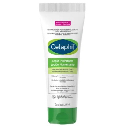 Loção Hidratante Cetaphil 200ml - Protege Pele Sensível, Sem Fragrância, Dermatologicamente Testada