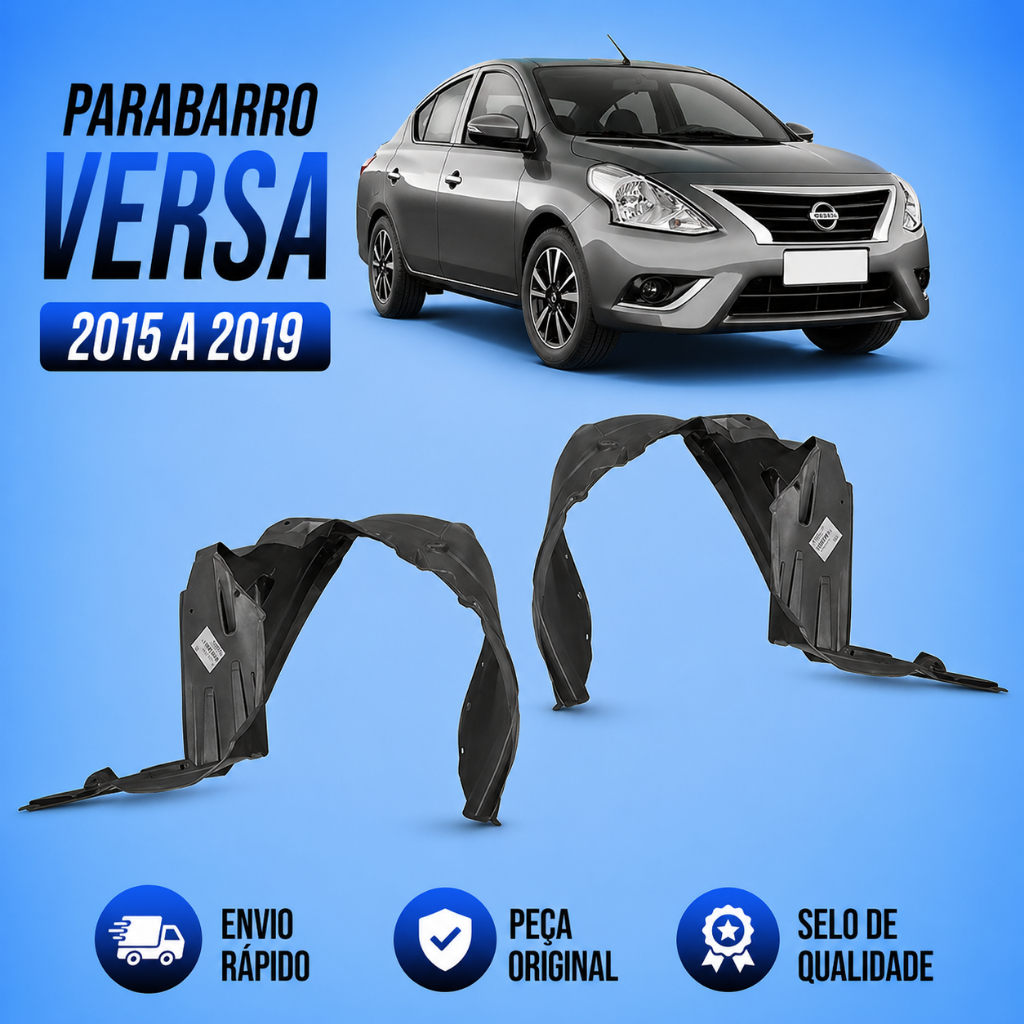 Parabarro Versa ANO 2015 2016 2017 2018 2019 Nissan
