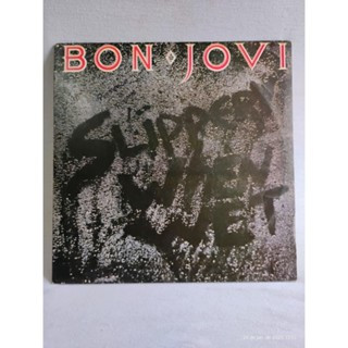 LP BON JOVI SLIPPERY WHEN WET (ORIGNAL DE ÉPOCA E COMPLETO)