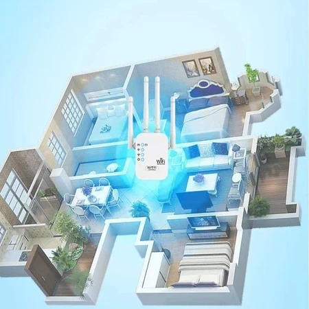 1200Mbps 5Ghz Repetidor Wifi Sem Fio 2.4G 5G Amplificador De Sinal Extensor Roteador Booster Network — imagem 2 de 2