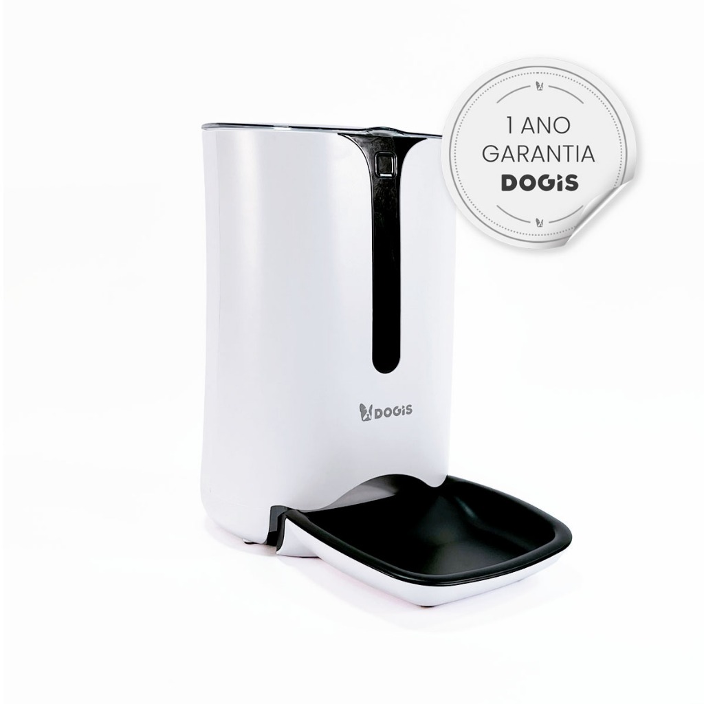 Alimentador Automático Gravador De Voz 6L Dogis Essencial Programável Pet Gatos Cães